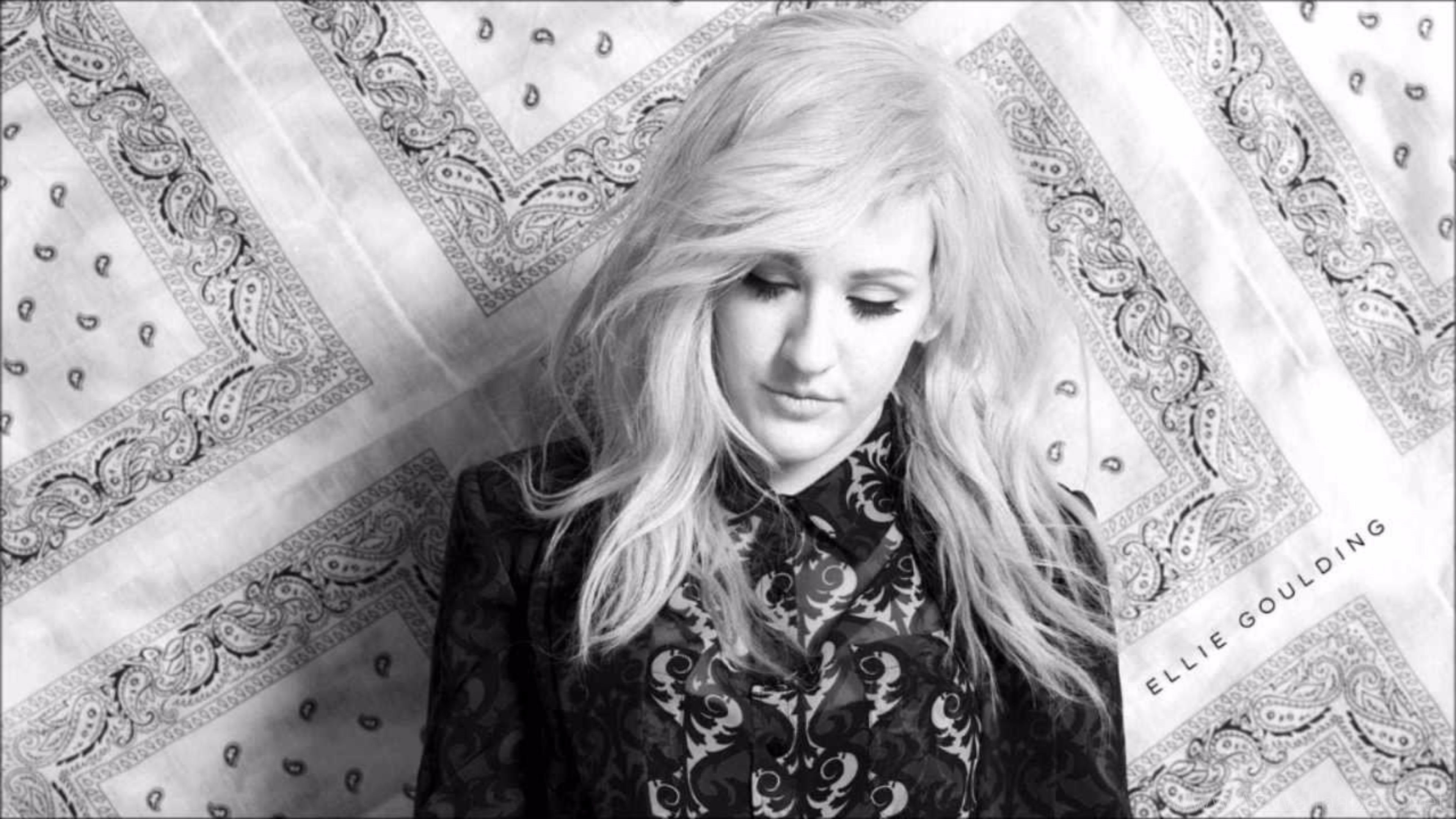ellie goulding wallpaper,hair,photograph,black and white,beauty,blond