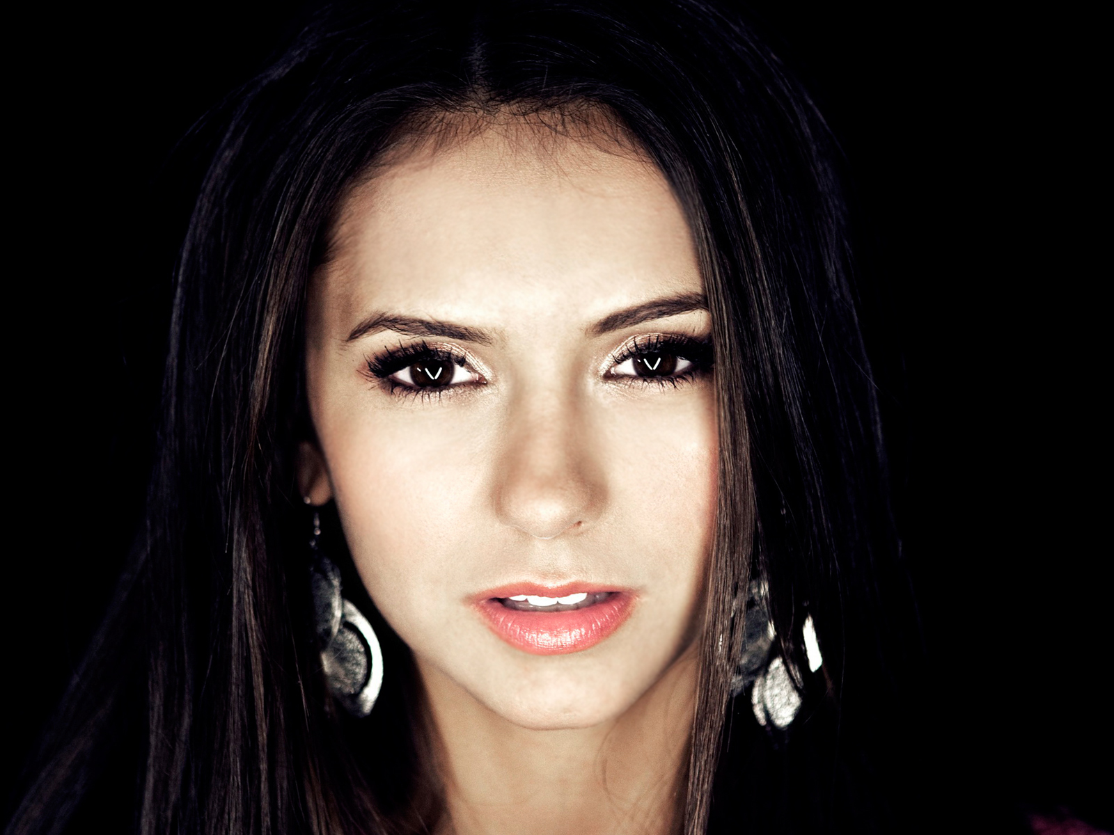 nina dobrev wallpaper,face,hair,eyebrow,lip,cheek