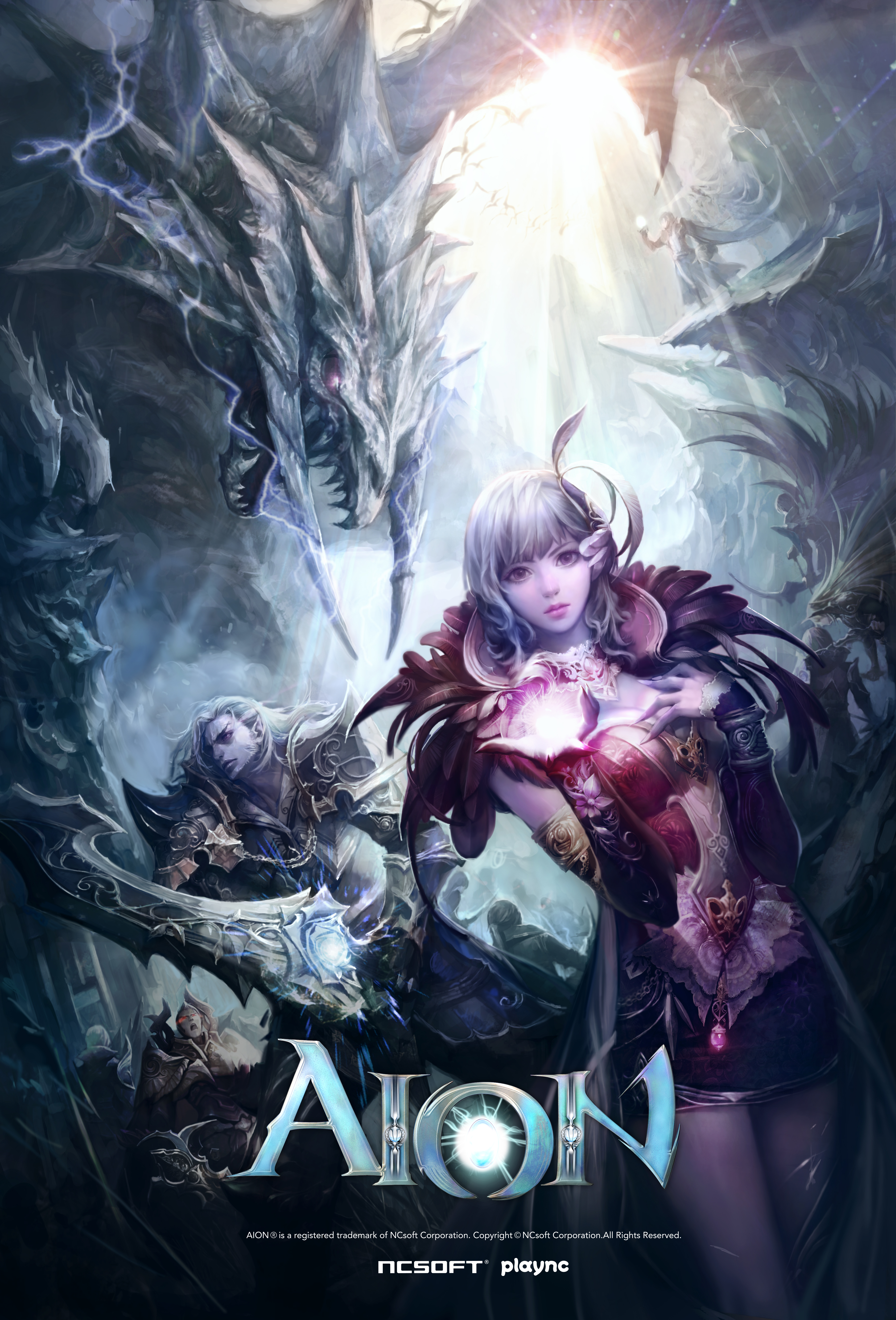 aion wallpaper,action adventure game,cg artwork,pc game,adventure game,fictional character
