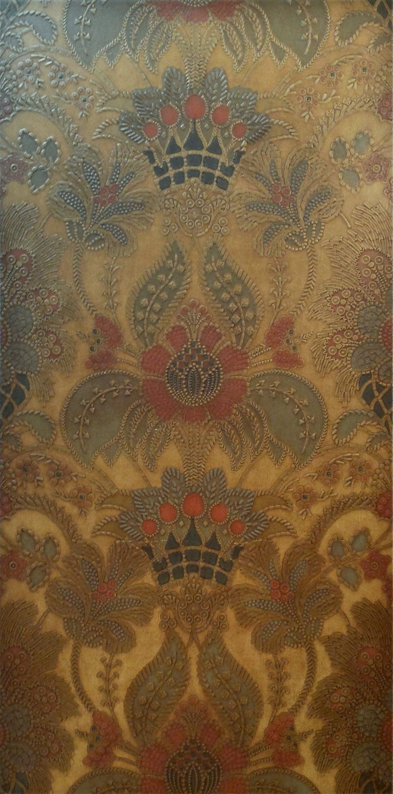 papier peint antique,marron,modèle,textile,fond d'écran,art