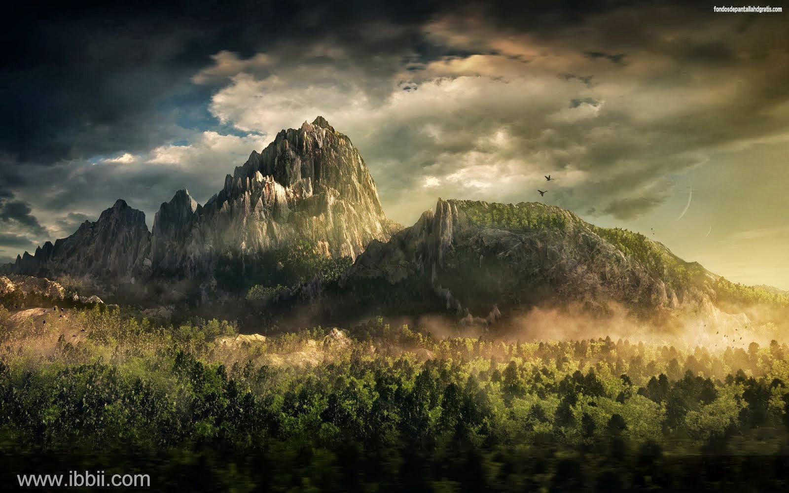 animated nature wallpaper,nature,natural landscape,sky,mountainous landforms,mountain