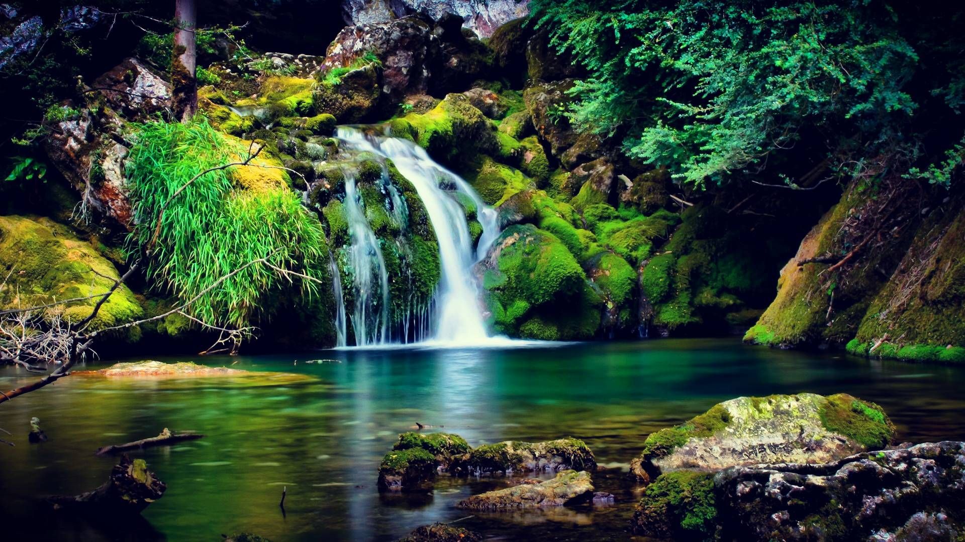 coole natur tapeten hd,wasservorräte,gewässer,natürliche landschaft,natur,wasserfall