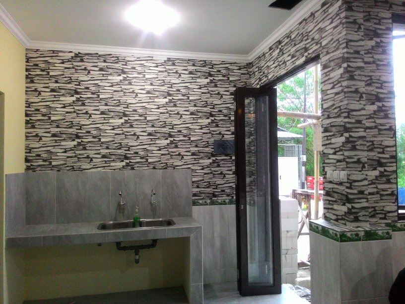 wallpaper batu alam,tile,property,room,bathroom,wall