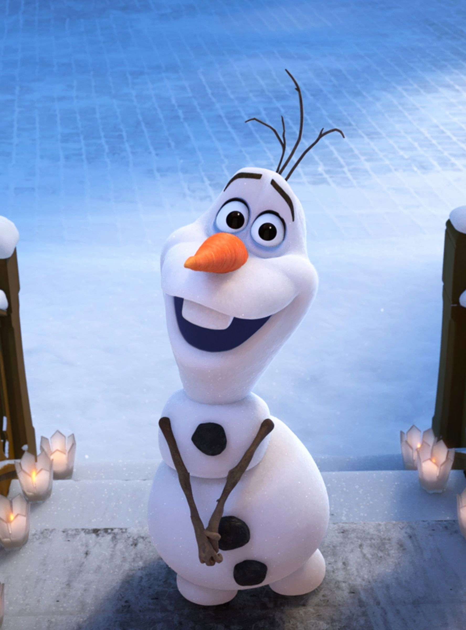 olaf wallpaper hd,schneemann,animierter cartoon,schnee,animation