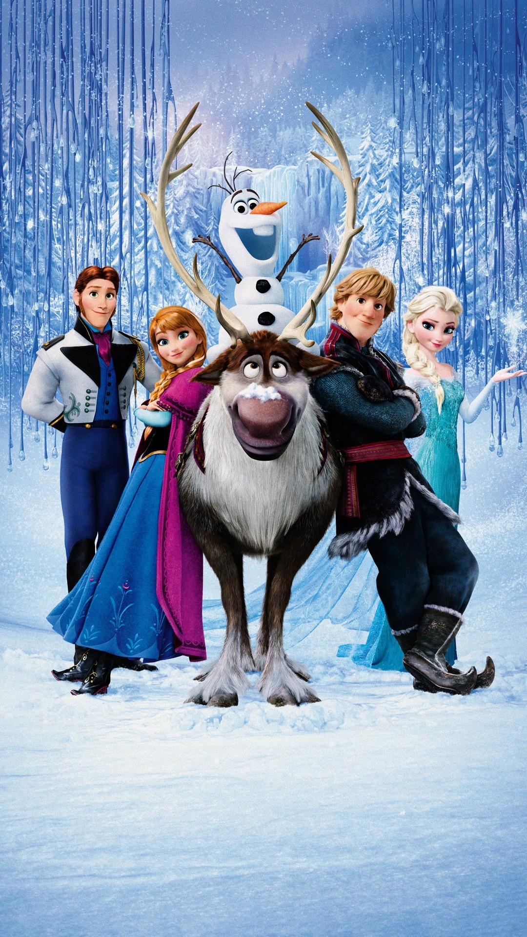 frozen wallpaper for free,animated cartoon,cartoon,ice skating,illustration,reindeer