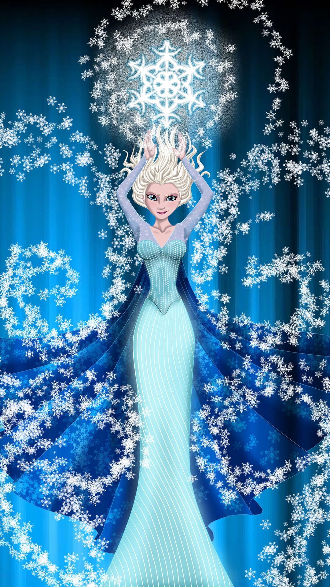 frozen live wallpaper,blue,fashion,dress,cg artwork,animation