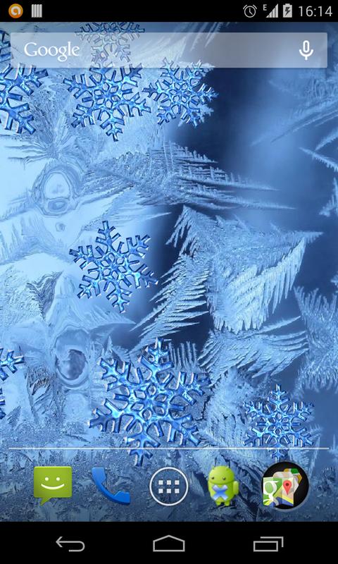 gefrorene live wallpaper,blau,frost,design,muster,bildschirmfoto
