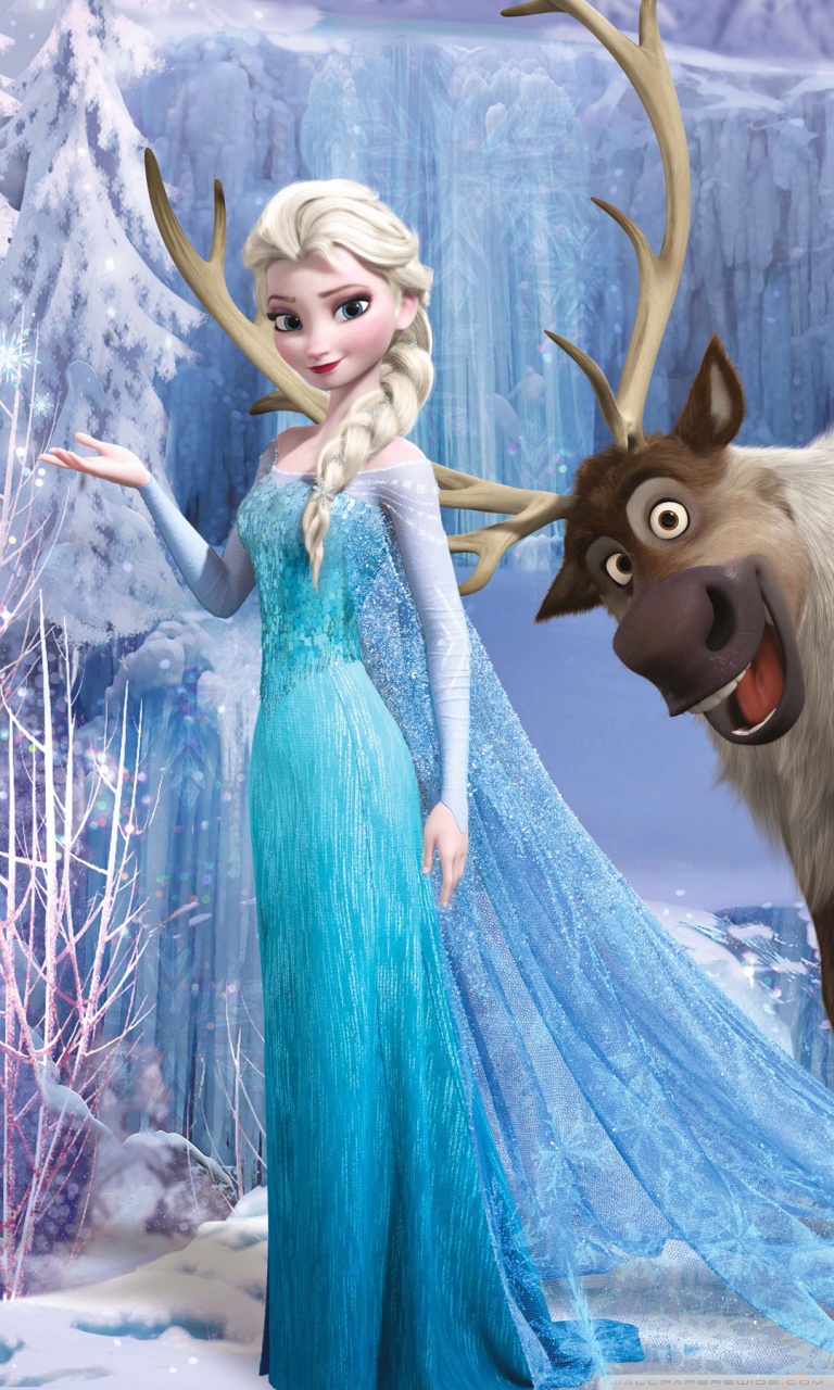 download wallpaper frozen,fictional character,horn,illustration,animation,animated cartoon