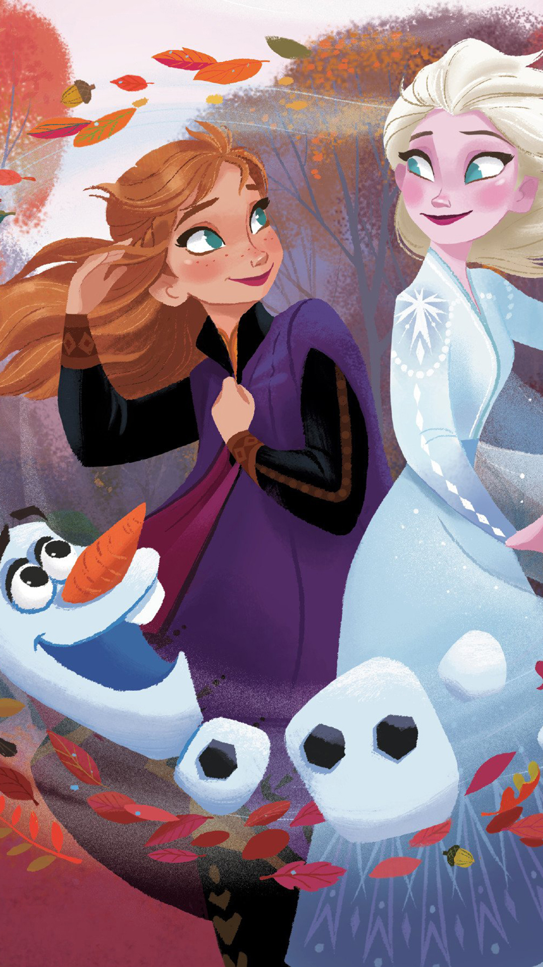 frozen wallpaper for phone,animated cartoon,cartoon,illustration,animation,art