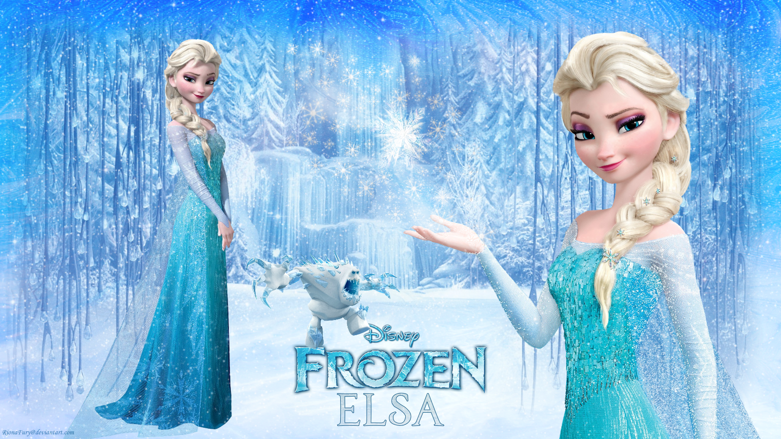 frozen 3d wallpaper,doll,blue,barbie,formal wear,dress