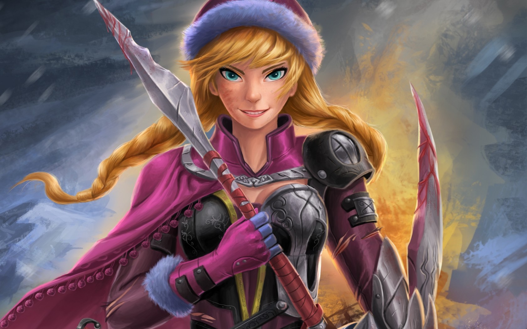 anna frozen wallpaper,cg artwork,personaje de ficción,ilustración,juegos,anime