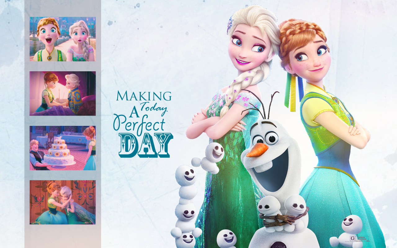 frozen fever wallpaper,animated cartoon,cartoon,animation,doll,toy