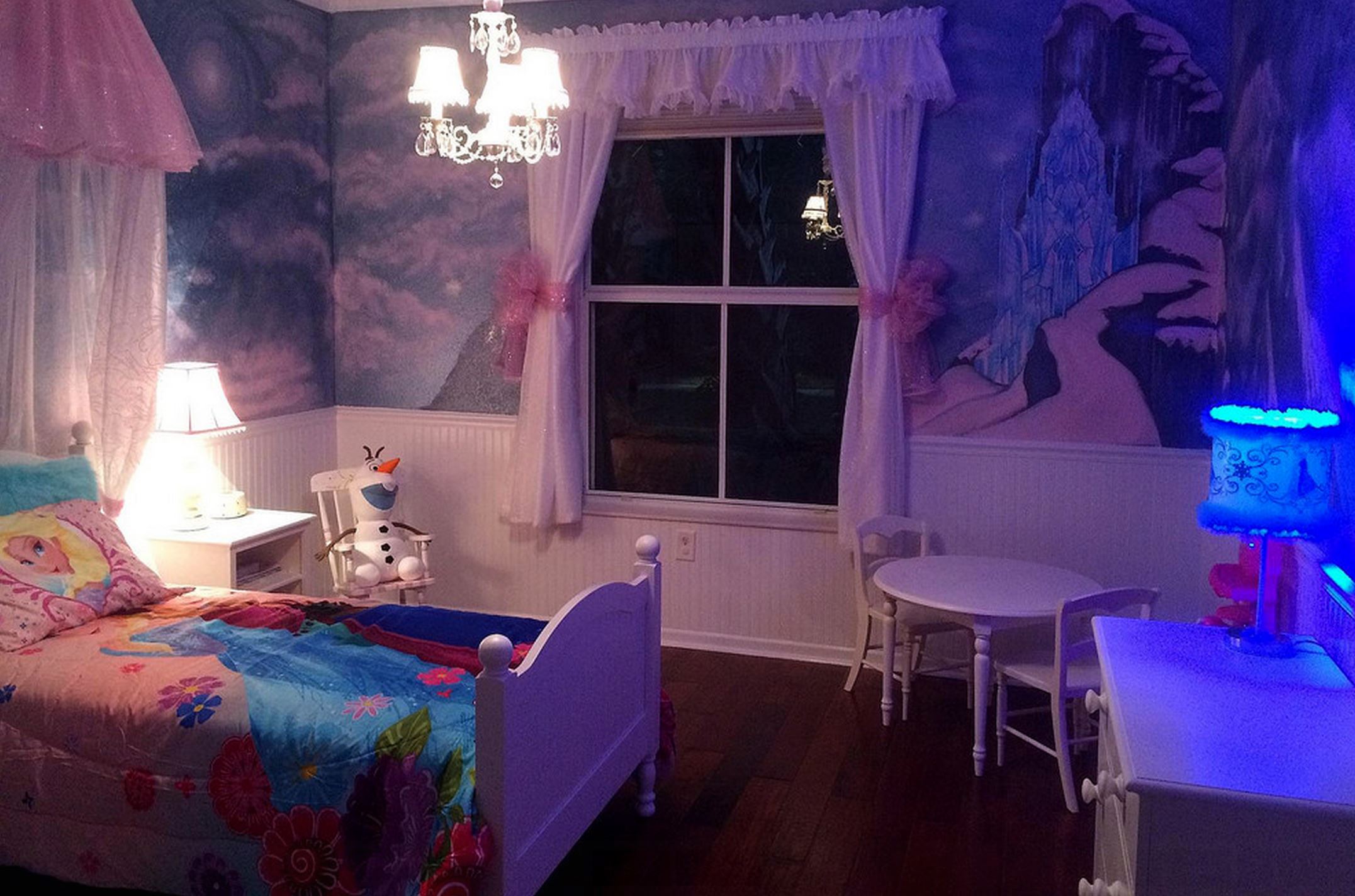 frozen wallpaper for bedroom,room,bed,property,purple,furniture