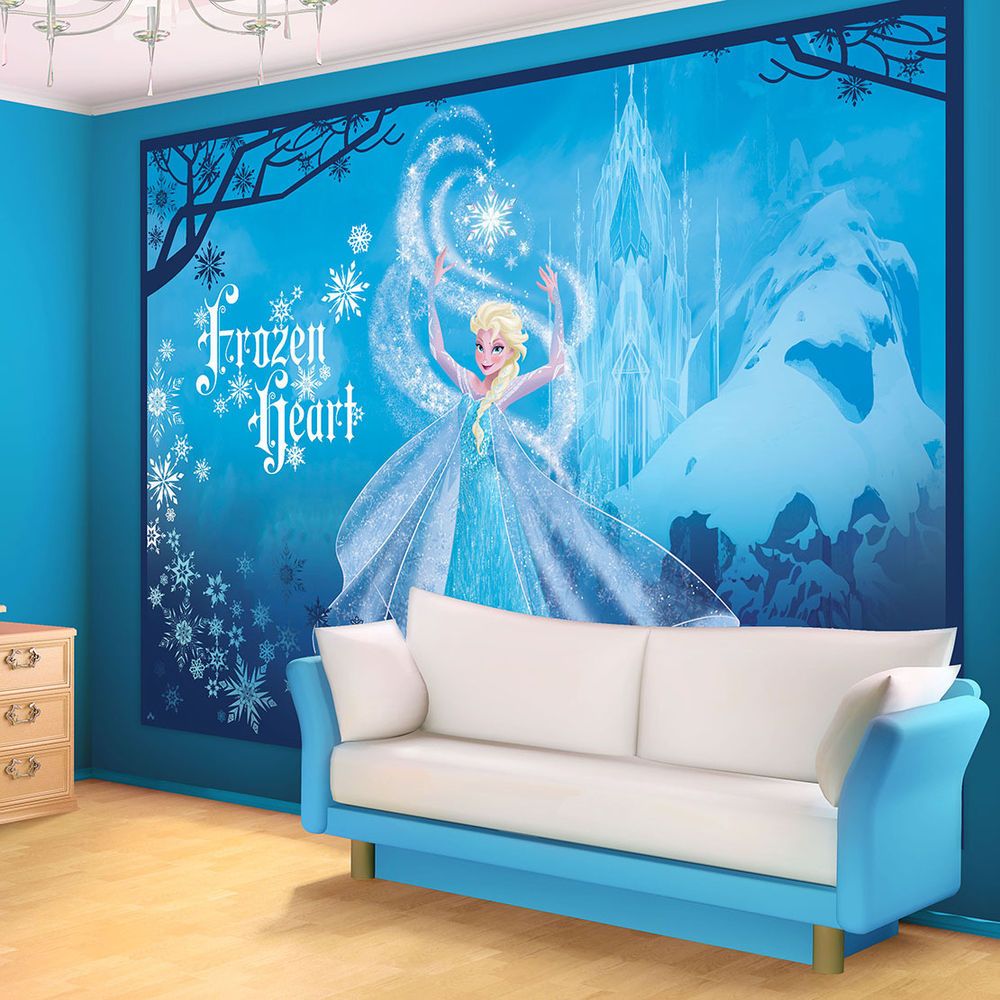 frozen wallpaper for bedroom,wall,aqua,wallpaper,mural,furniture