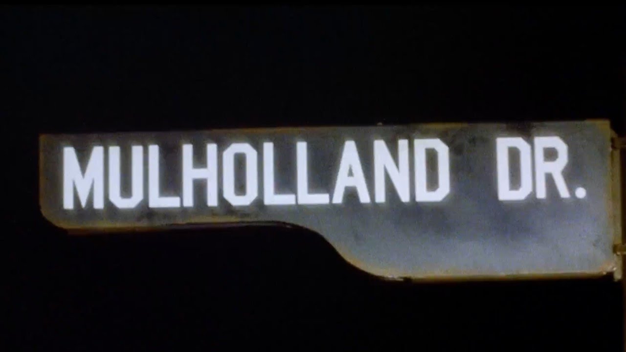 mulholland drive wallpaper,text,font,signage,sky,darkness