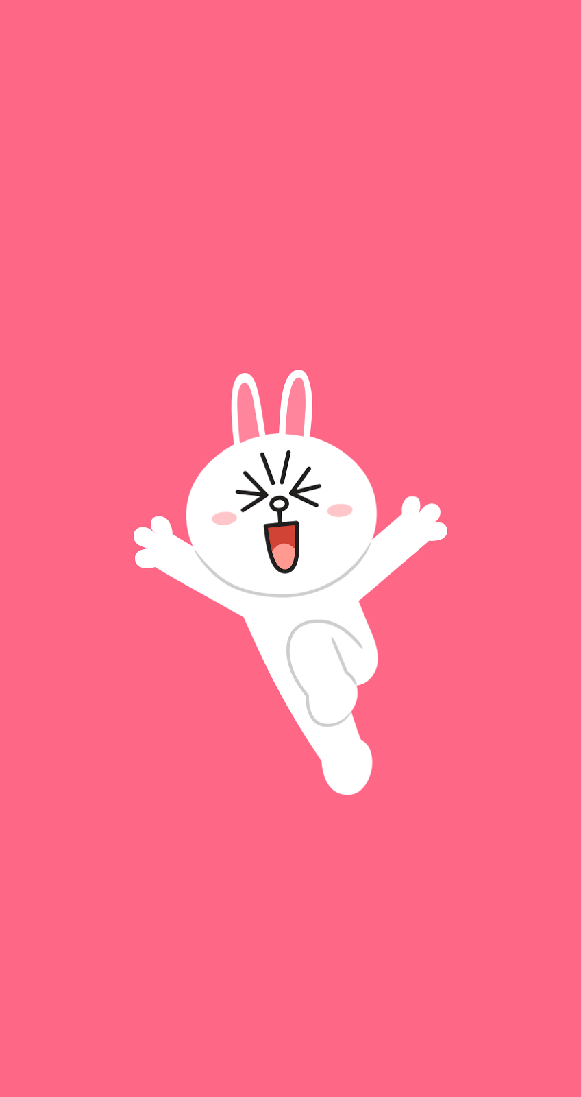 line character wallpaper,pink,cartoon,red,illustration,hand