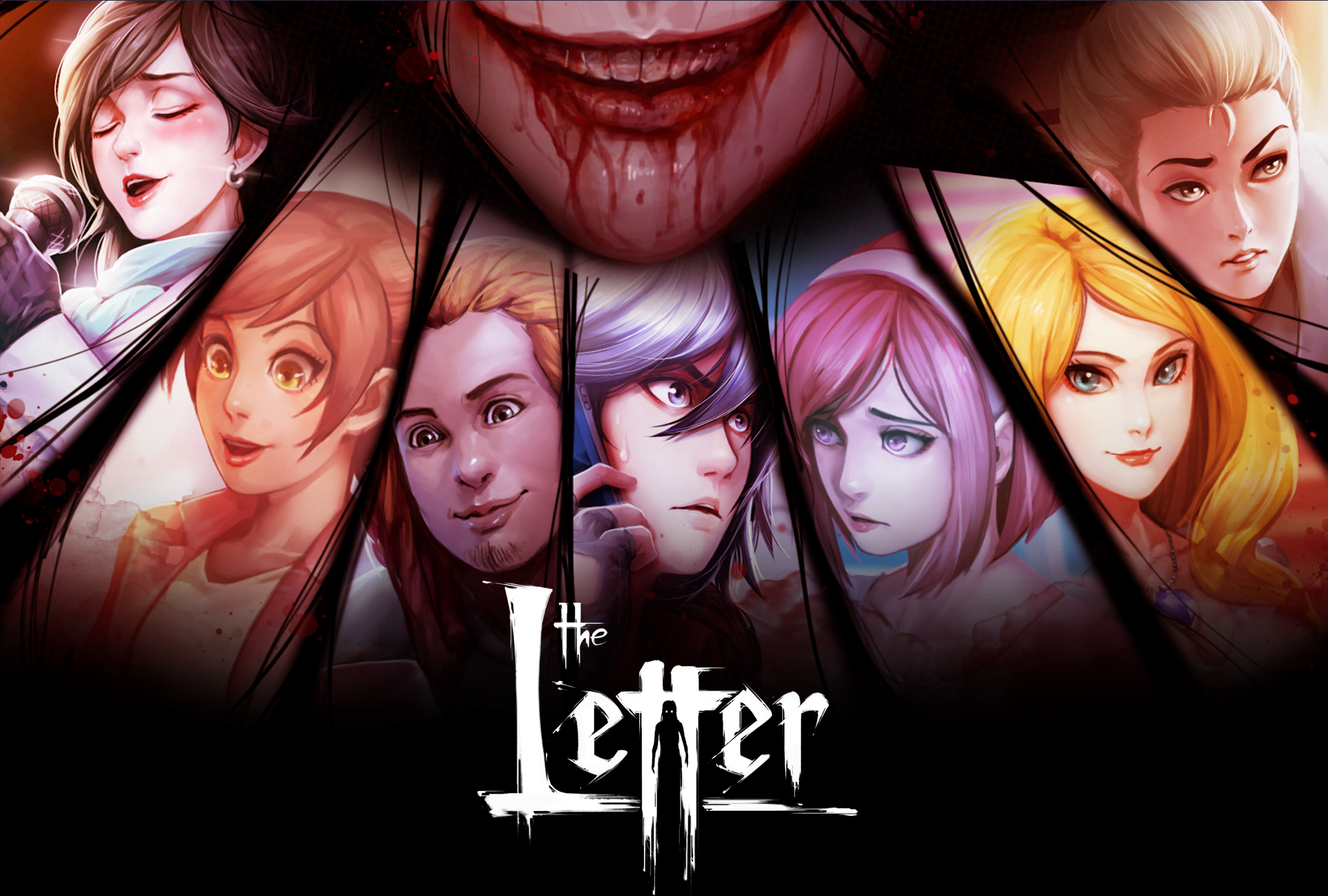 Horror novels games. The Letter новелла. The Letter Horror Visual novel. Визуальные новеллы хоррор. Визуальная новелла ужастик.