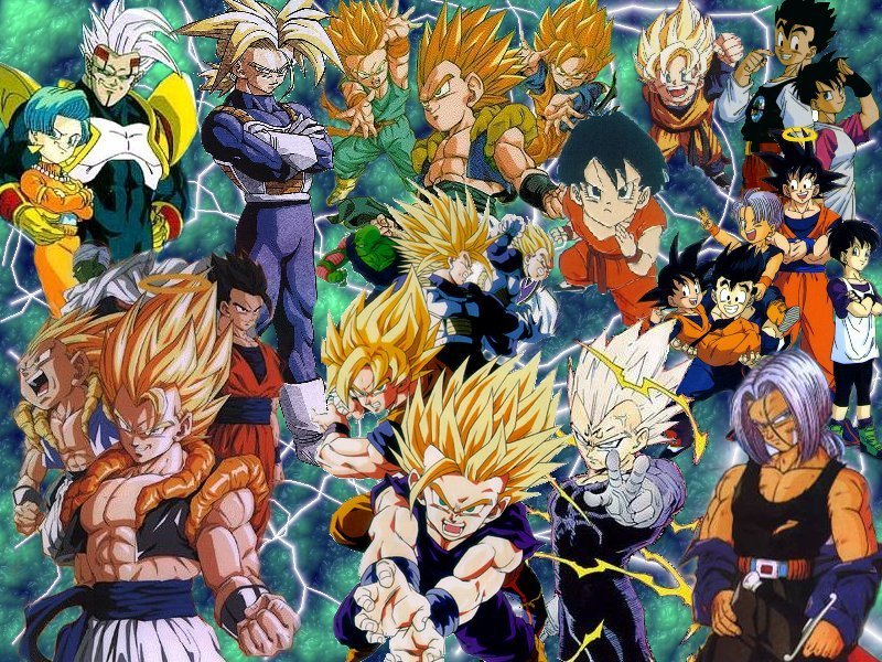 dbz fans wallpaper,anime,dragon ball,art,artwork,team