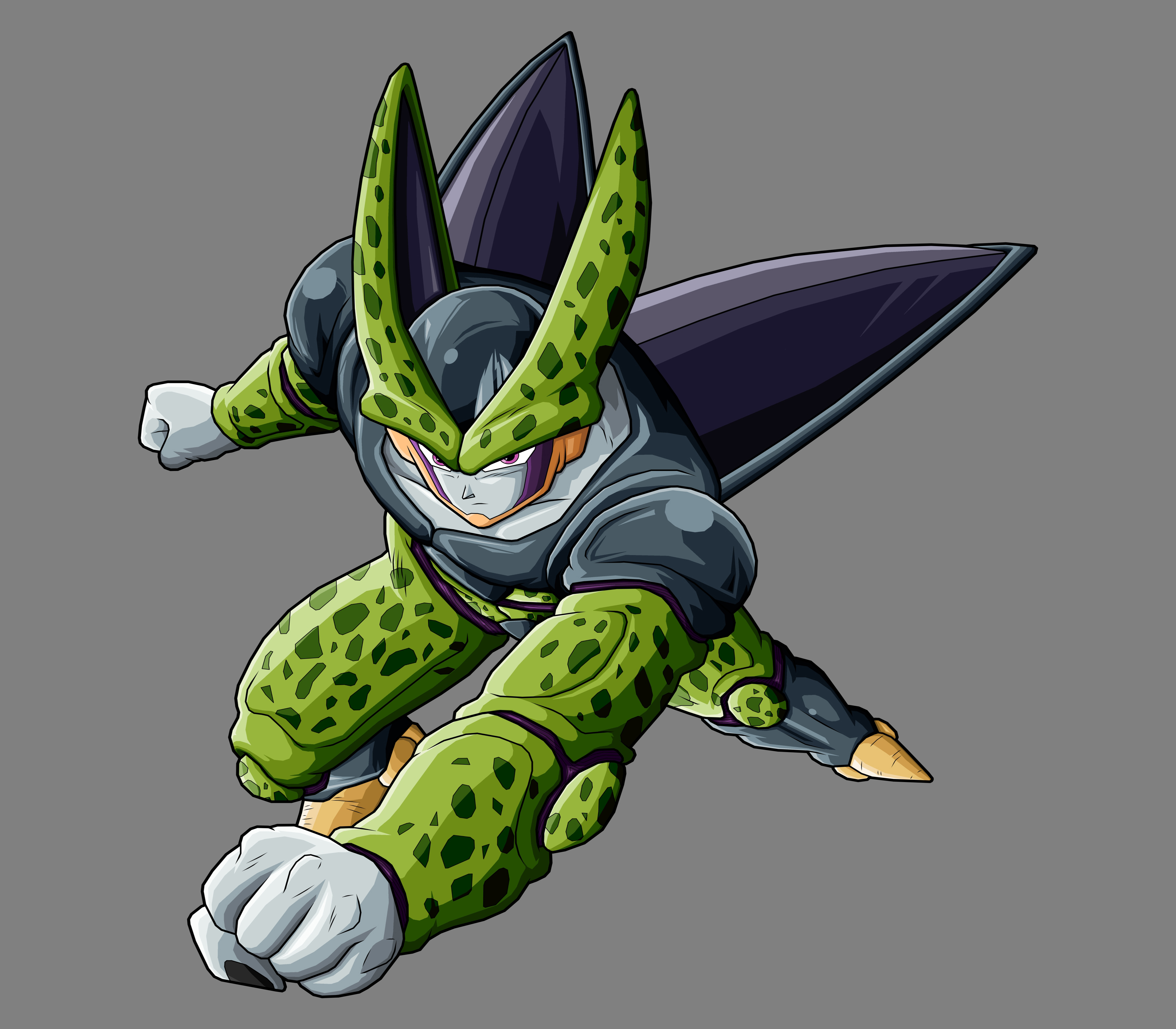 dbz cell wallpaper,fictional character,dragon ball,illustration,animation,anime