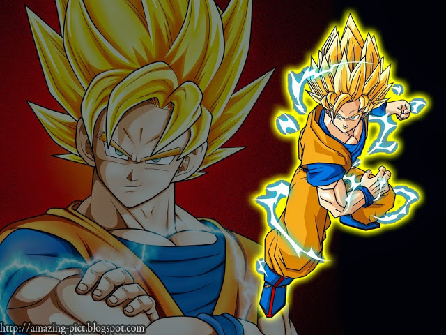 sfondi goku ssj2,anime,sfera del drago,cartone animato,personaggio fittizio,opera d'arte