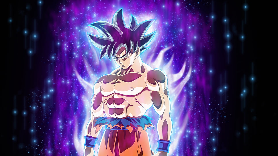 san goku wallpaper,anime,cartoon,dragon ball,cg artwork,fictional character