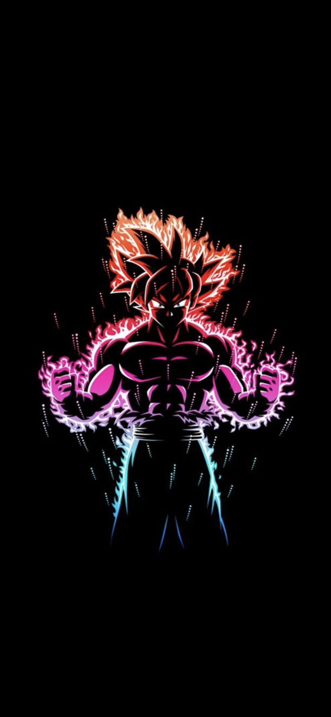 fondo de pantalla de san goku,rosado,púrpura,diseño gráfico,oscuridad,ilustración