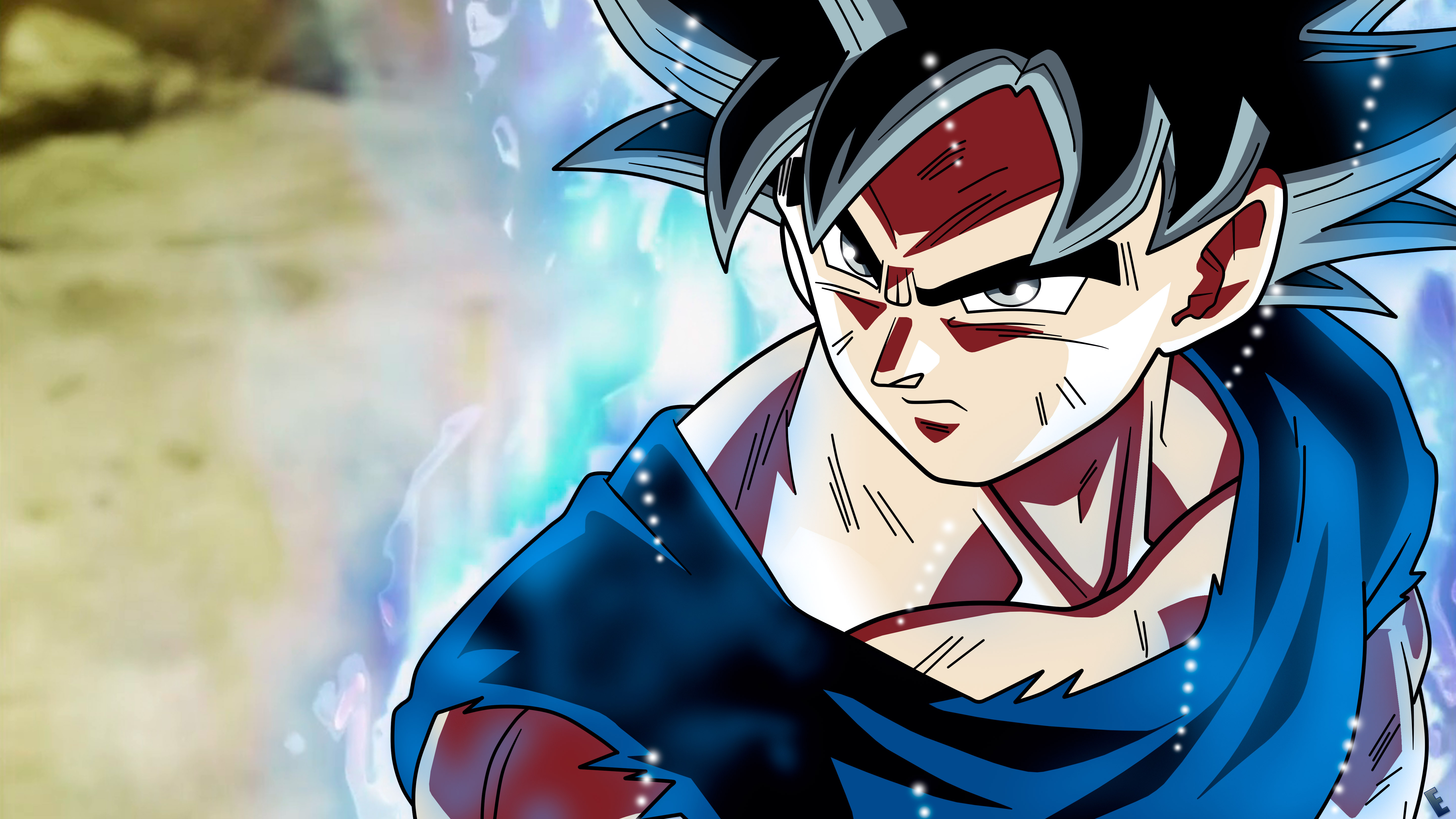 fond d'écran son goku hd,anime,dessin animé,personnage fictif,ouvrages d'art