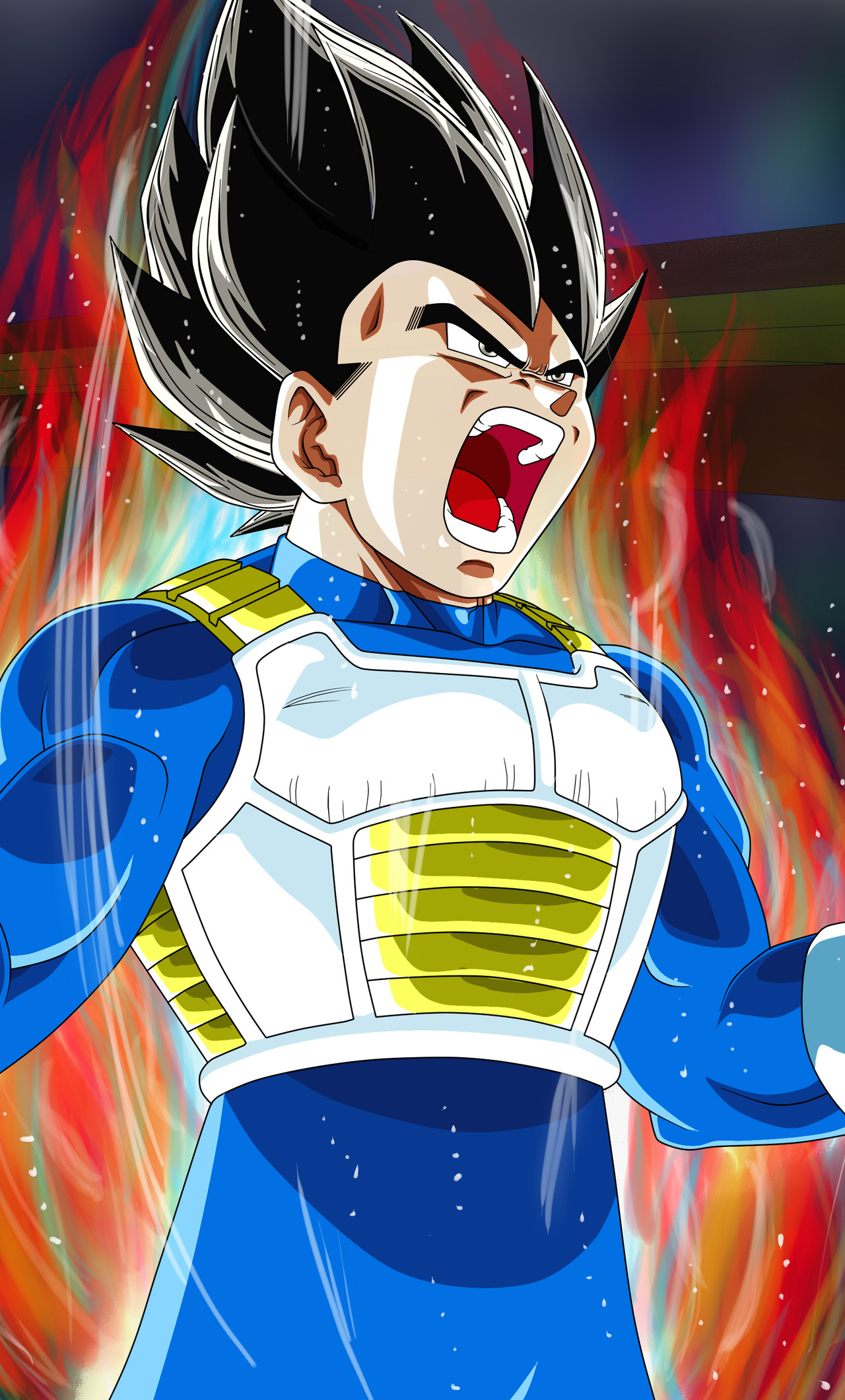 vegeta wallpaper android,cartoon,anime,hero,fictional character,illustration