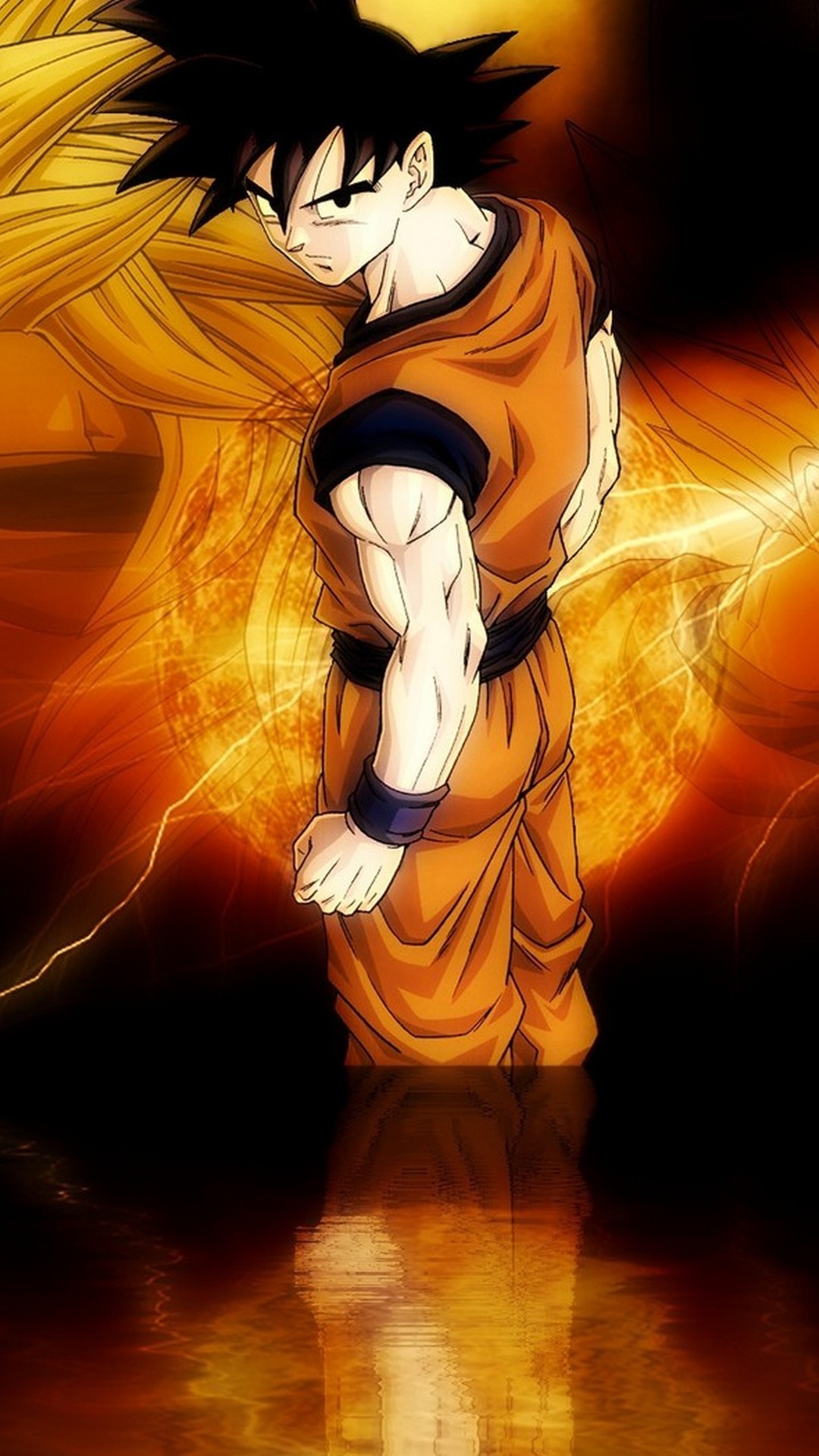 goku live wallpaper for android,anime,cartoon,cg artwork,fictional character,illustration