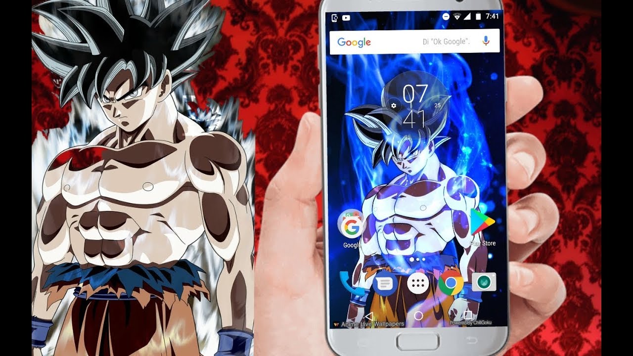 goku live wallpaper pour android,anime,dessin animé,iphone,dragon ball,des bandes dessinées