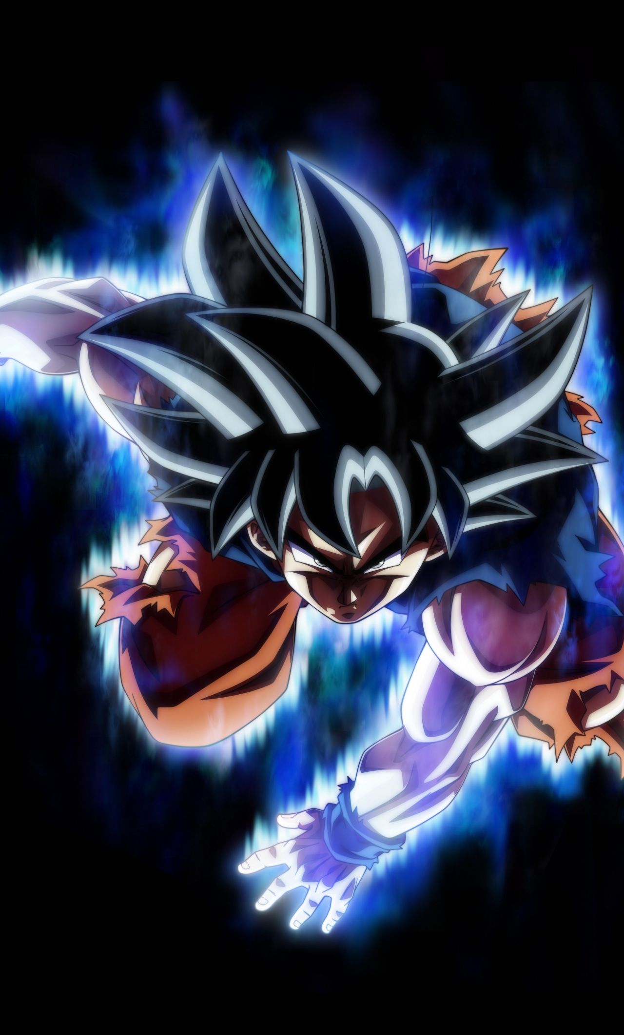 goku live wallpaper iphone,fictional character,graphic design,graphics,darkness,anime