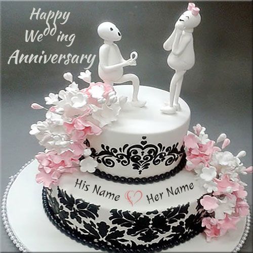 anniversary wallpaper with name,cake,cake decorating,sugar paste,birthday cake,fondant