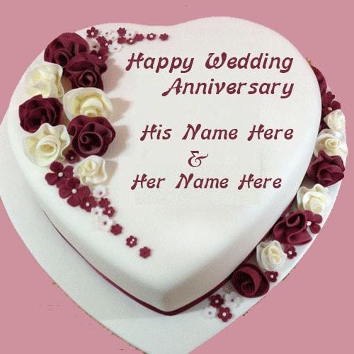 結婚記念日のケーキの壁紙,ケーキ,トルテ,食物,ケーキ飾る,心臓