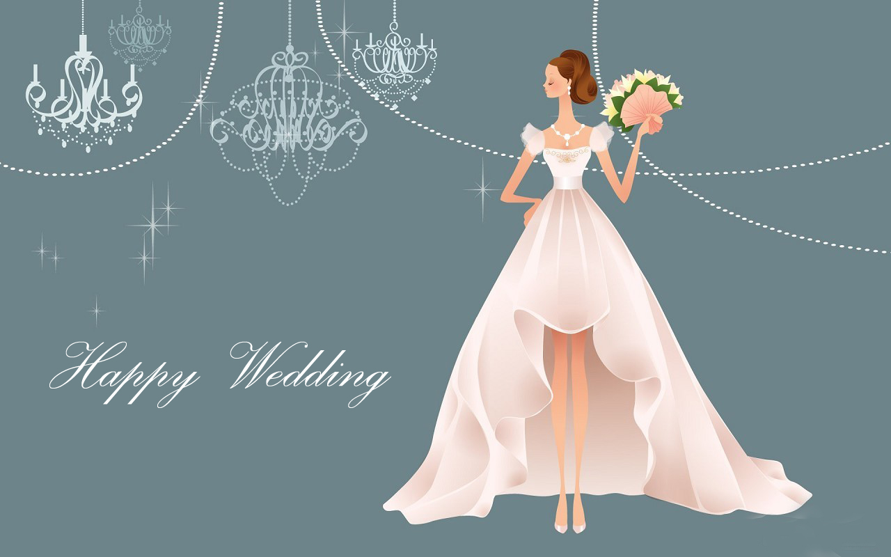 결혼식 소원 벽지,겉옷,드레스,패션,삽화,웨딩 드레스