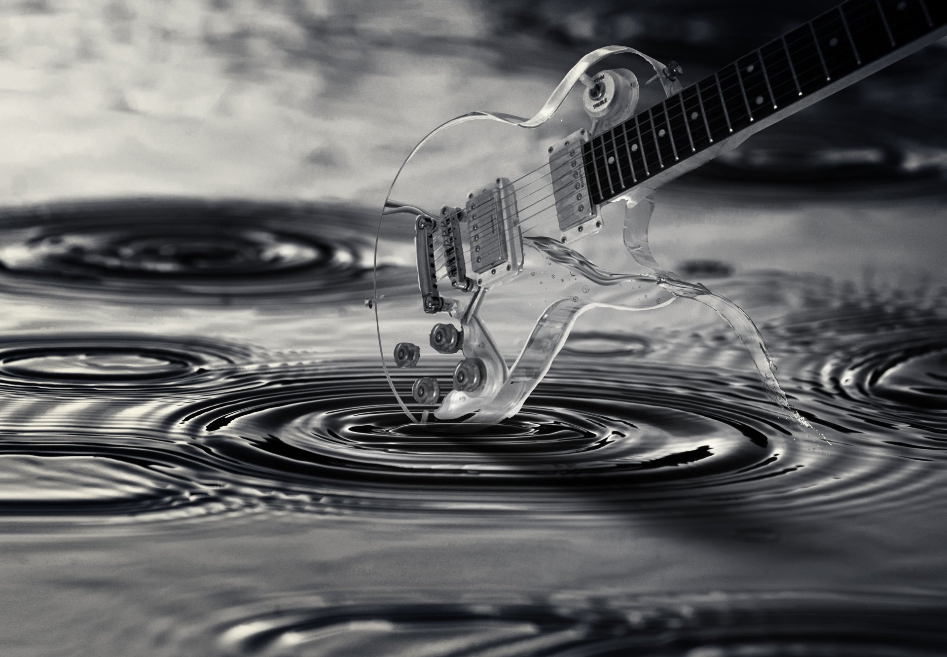 4k music wallpaper,water,still life photography,drop,liquid,black and white