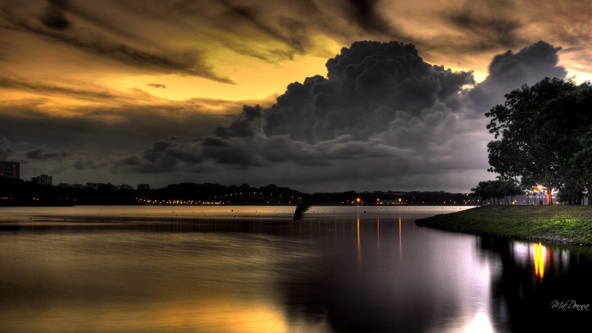 fonds d'écran 1336 x 768 hd,ciel,la nature,nuage,réflexion,l'eau