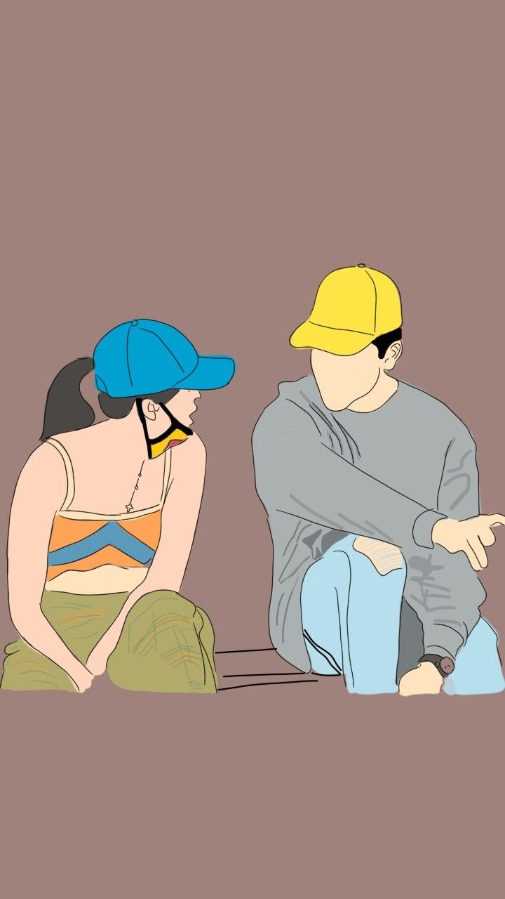 aldub wallpaper,illustration,cartoon,construction worker,sitting,headgear
