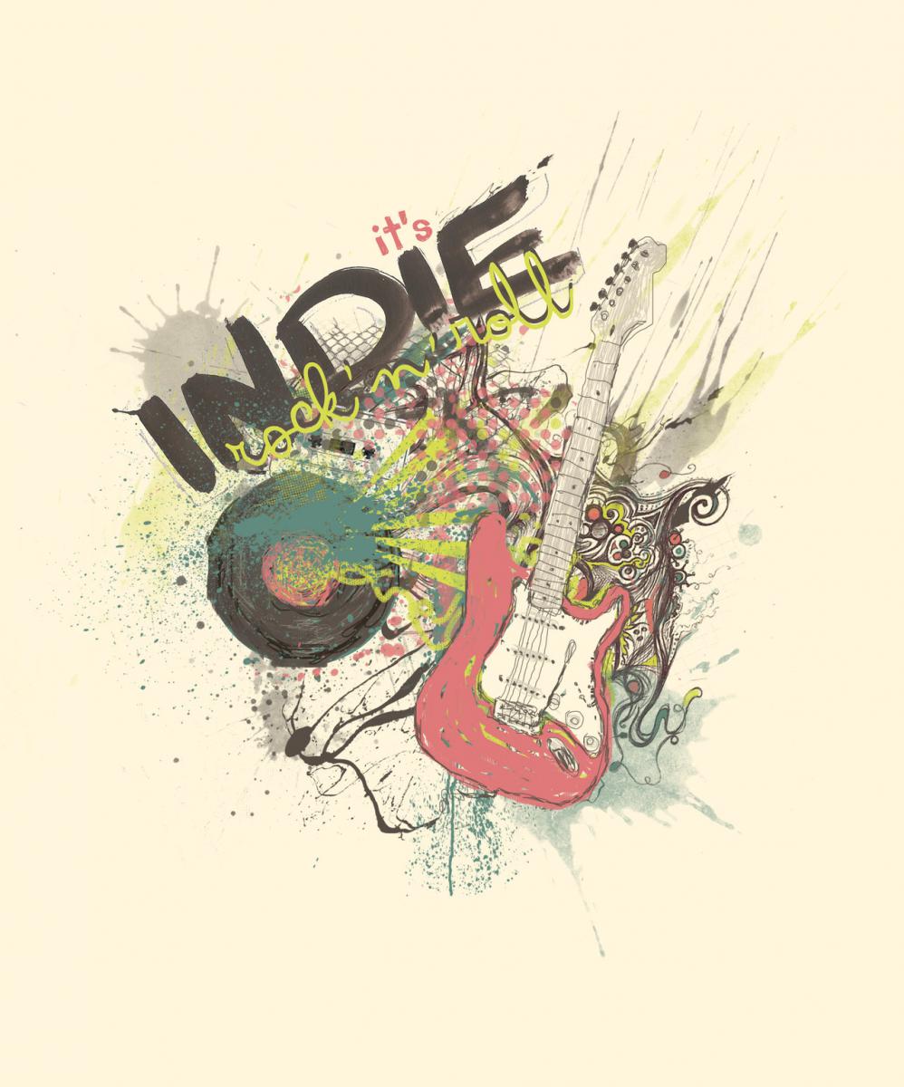 indie rock wallpaper,illustration,grafikdesign,kunst,grafik,schriftart