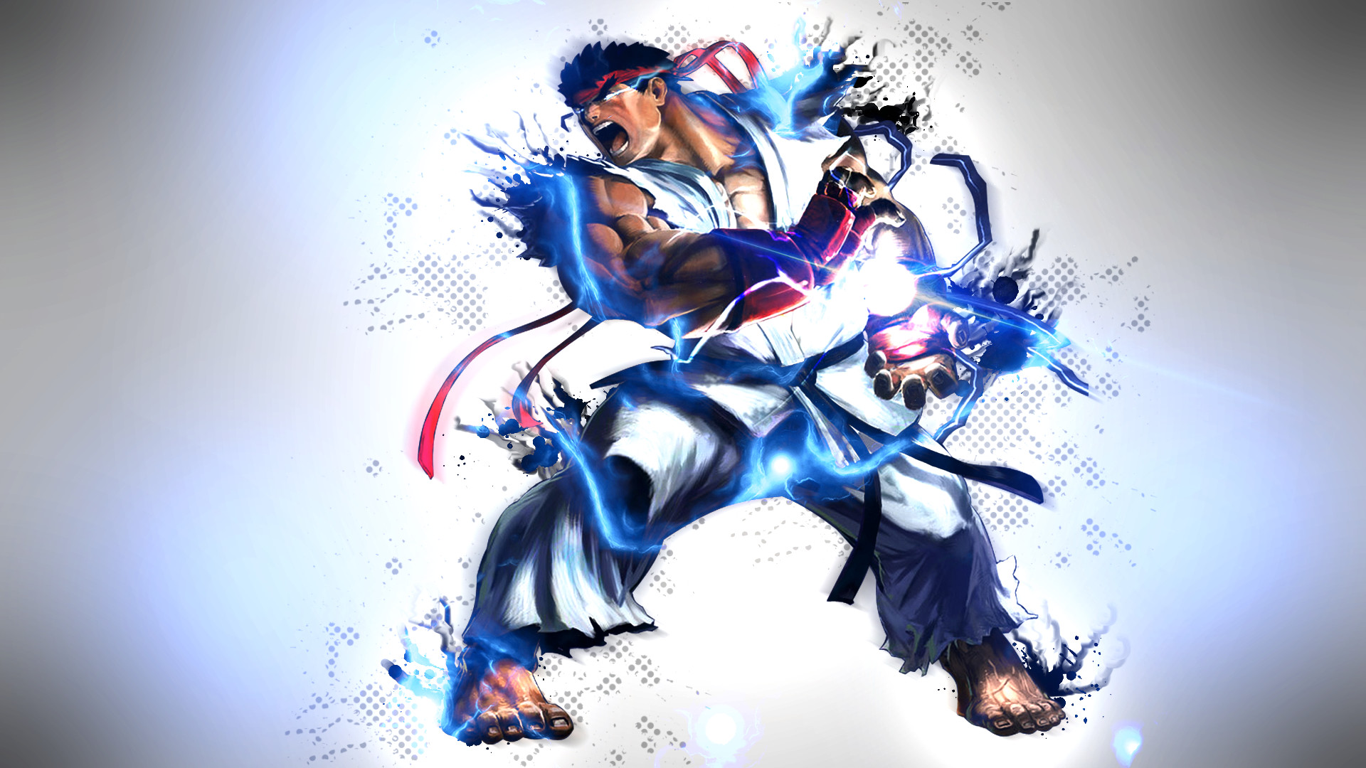 ryu street fighter tapete,grafikdesign,illustration,anime,erfundener charakter,kunst