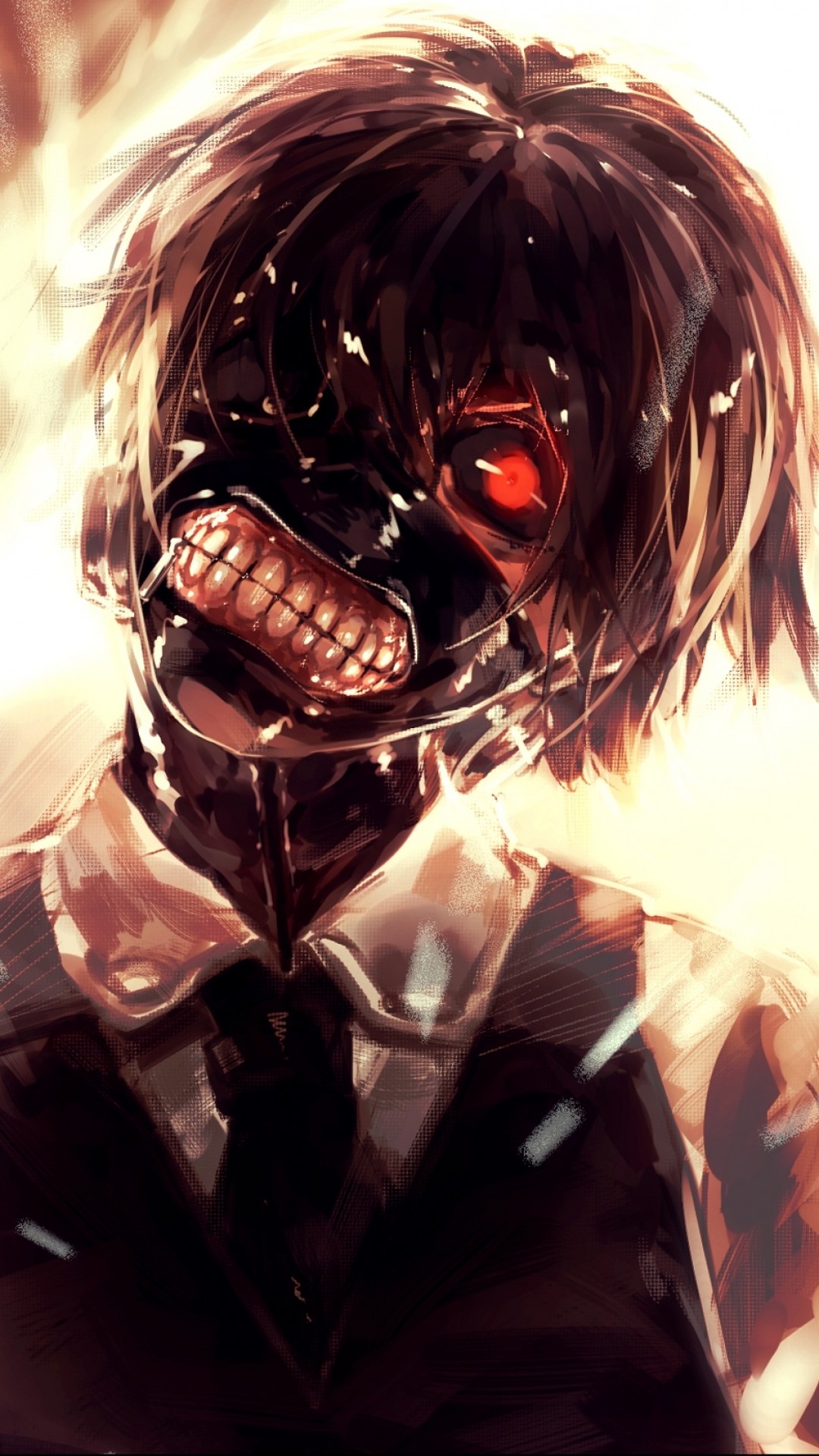 tokyo ghoul fond d'écran 1080x1920,anime,oeuvre de cg,personnage fictif,bouche,illustration