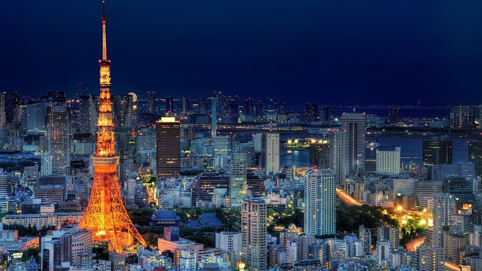 papel tapiz de tokio 4k,área metropolitana,paisaje urbano,ciudad,área urbana,noche