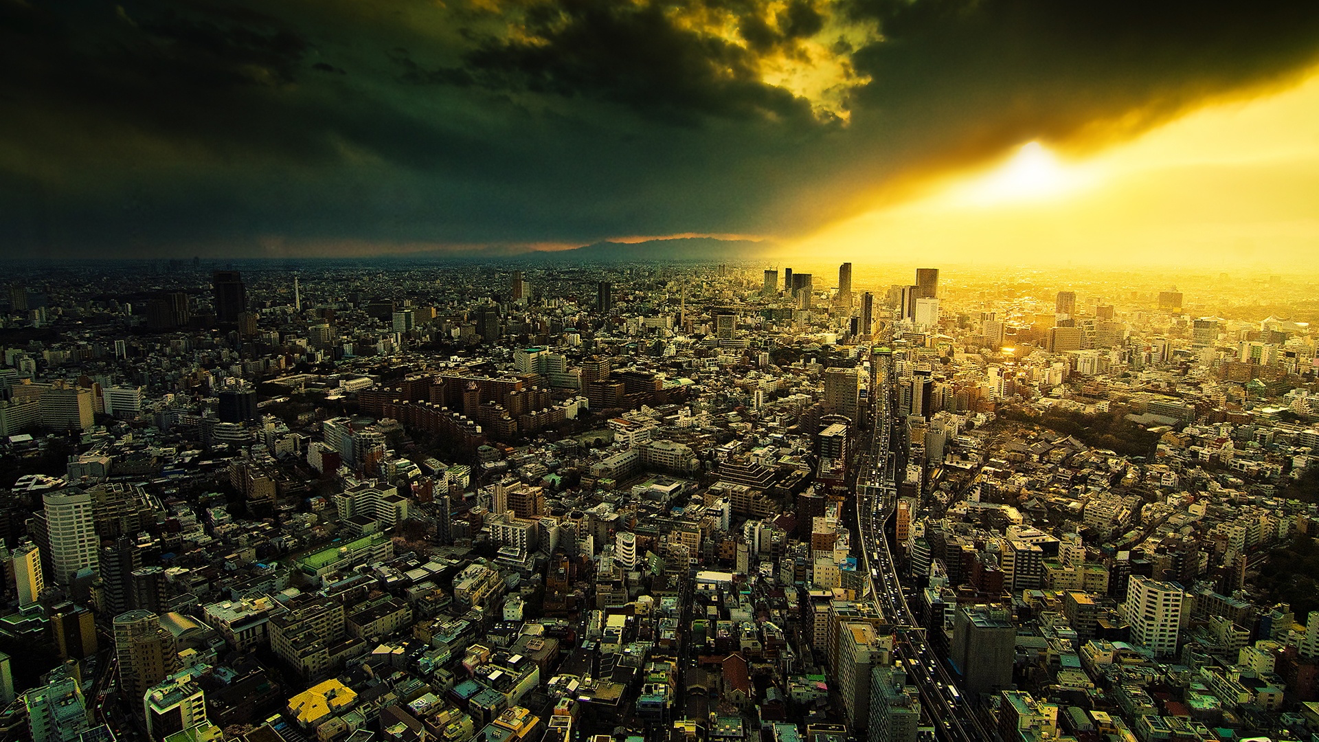 fond d'écran tokyo hd,paysage urbain,zone métropolitaine,zone urbaine,ville,ciel