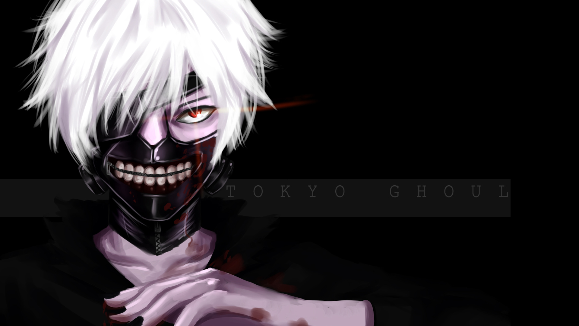 fond d'écran tokyo ghoul,anime,dessin animé,bouche,oeuvre de cg,personnage fictif