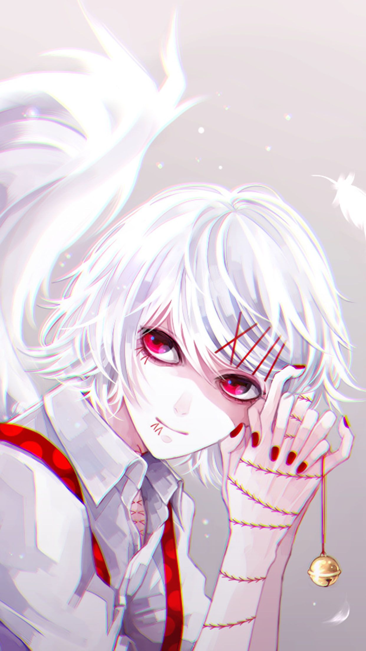 tokyo ghoul phone wallpaper,cartoon,anime,illustration,mouth,cg artwork