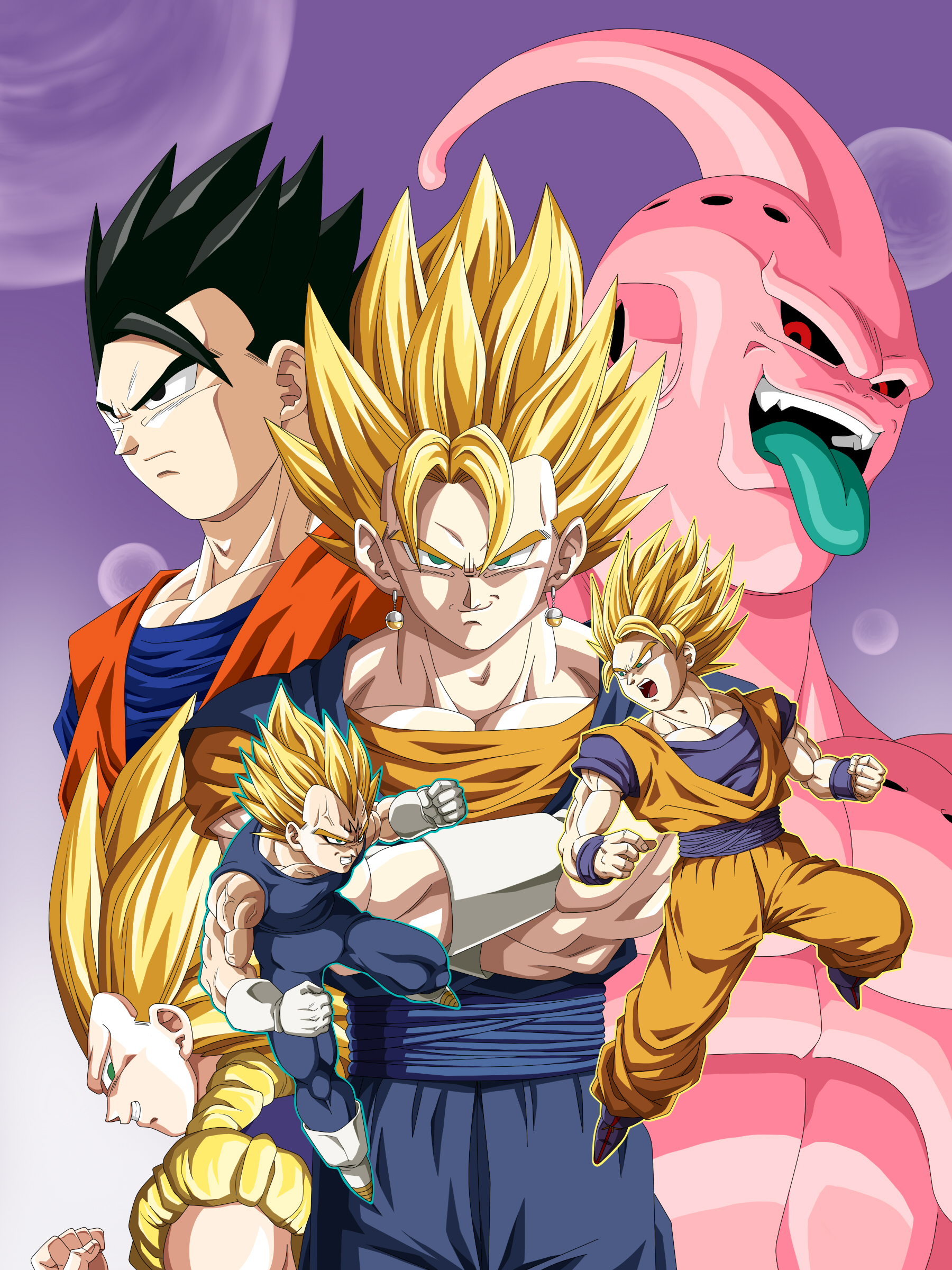 dragon ball z mobile wallpaper,anime,cartoon,dragon ball,animated cartoon,fictional character