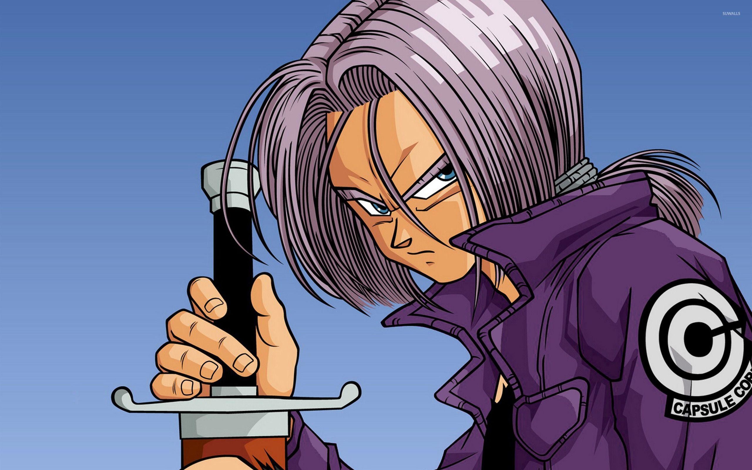 trunks dbz wallpaper,cartoon,anime,animated cartoon,illustration,adventure game