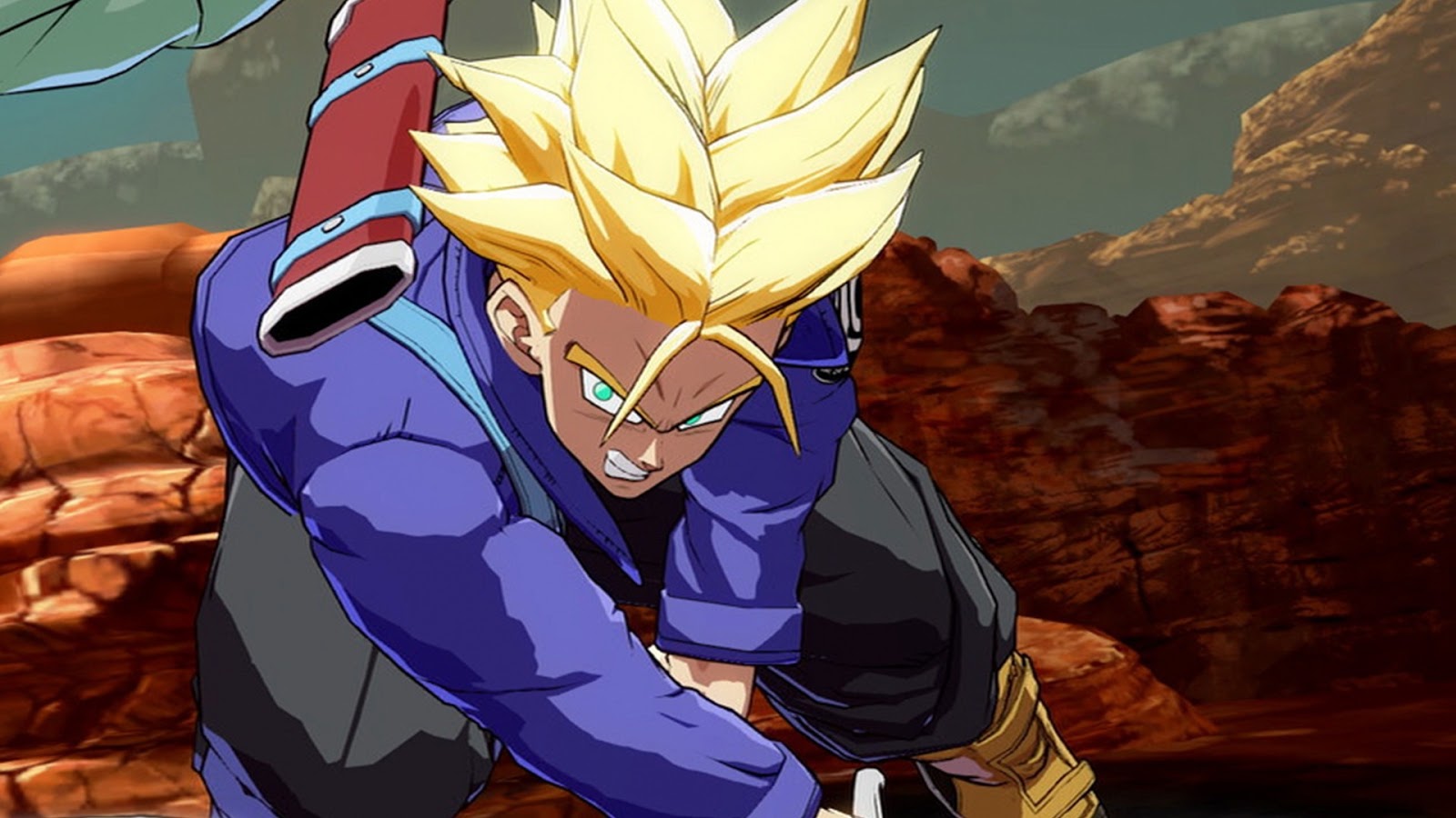 fond d'écran trunks dbz,anime,dragon ball,dessin animé,personnage fictif,oeuvre de cg