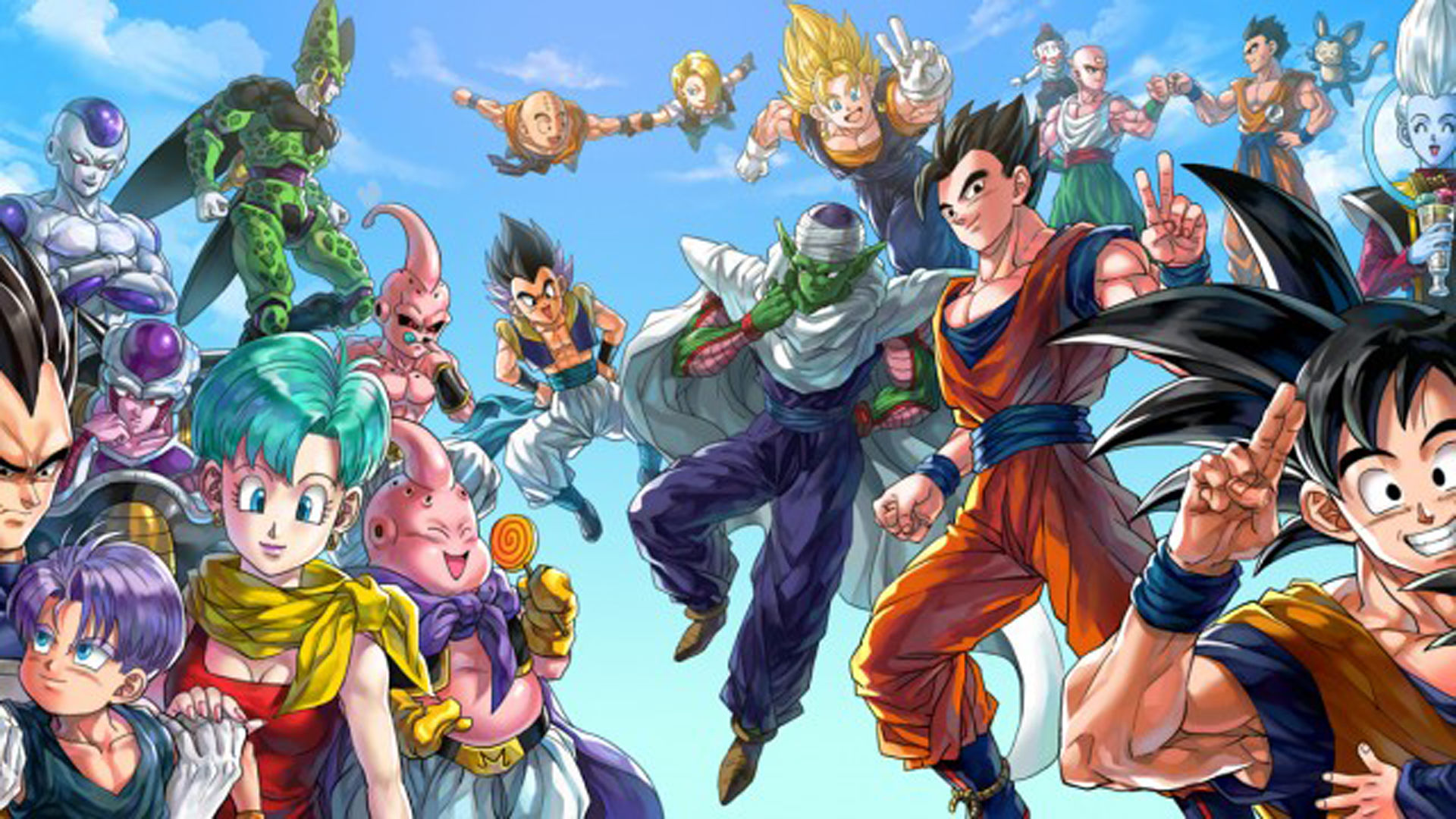 dragon ball z full hd wallpaper,anime,animated cartoon,cartoon,dragon ball,cg artwork