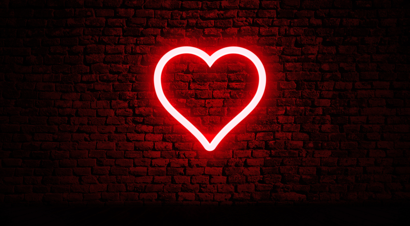 carta da parati legata all'amore,rosso,cuore,amore,leggero,neon