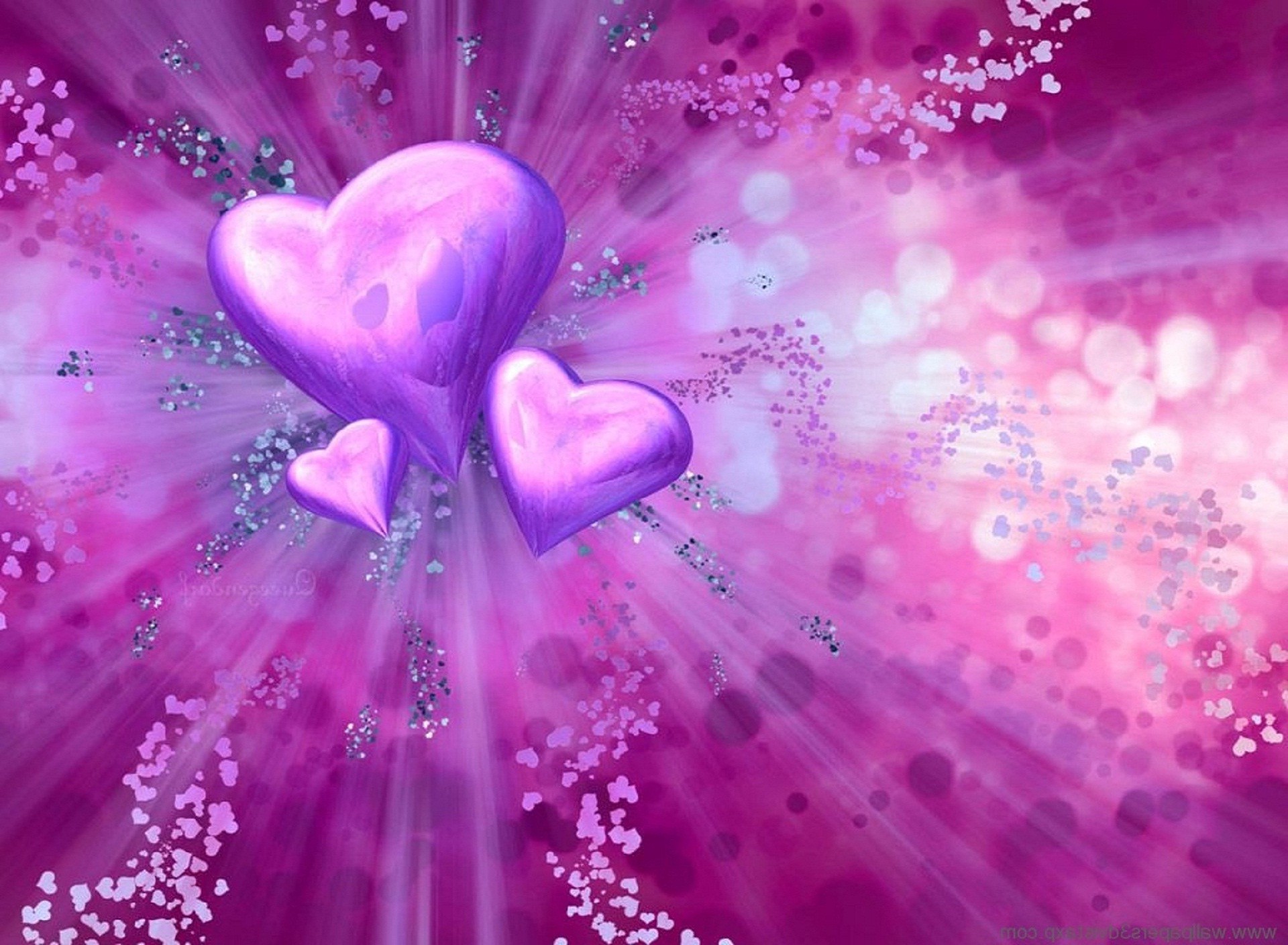 descarga de fondo de pantalla 3d love,rosado,púrpura,violeta,lila,corazón